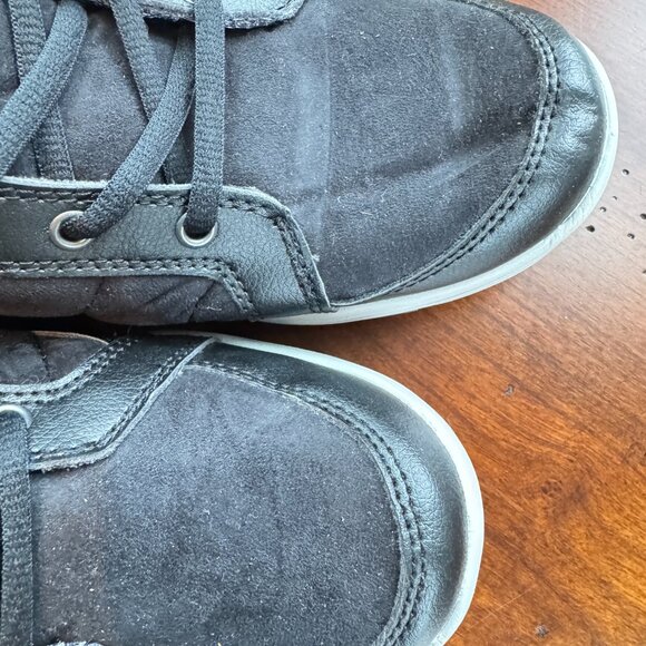 Ryka Aurora Black Quilted Lace Up Boots - Picture 7 of 8